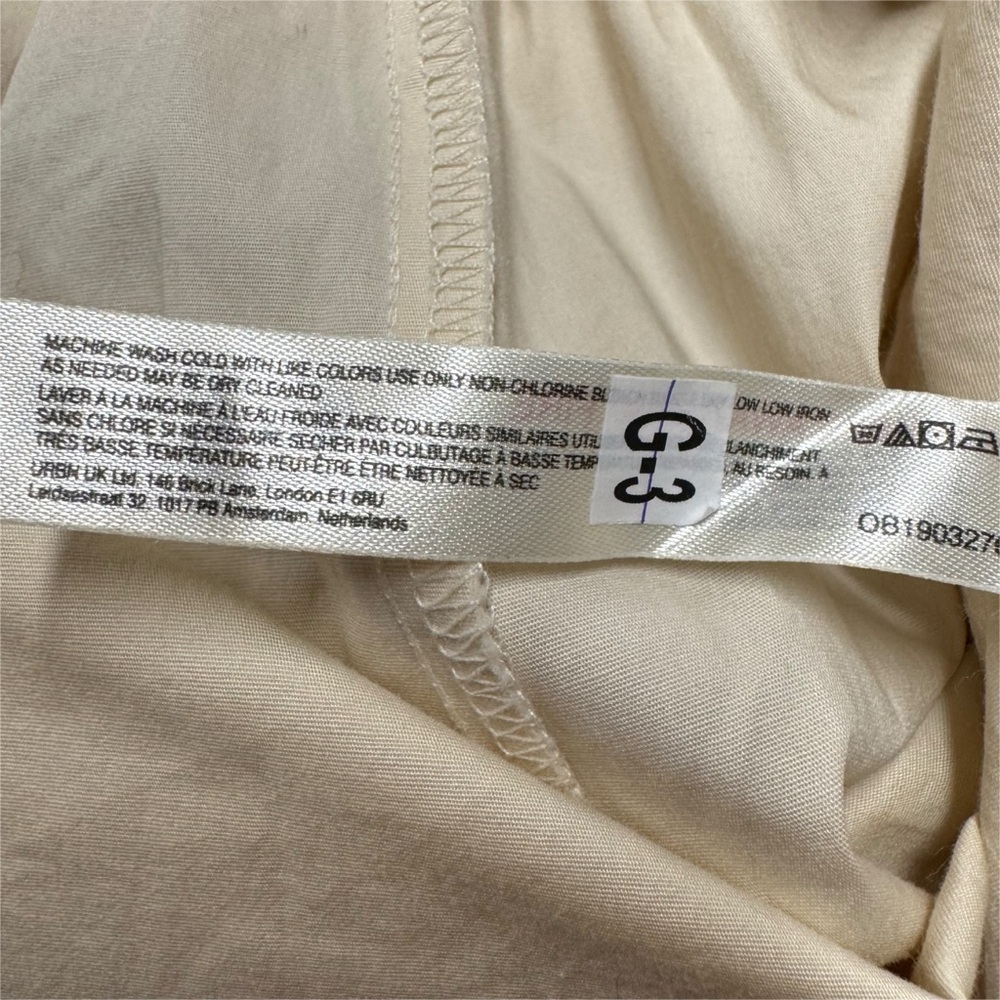 Free People Cream Midi Dress with Red Trim - Picture 11 of 12